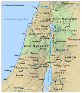 The tribe of Manasseh is the only tribe of Israel to occupy land on both sides of the Jordan River. East Manasseh dwelt in the Transjordan, while West Manasseh occupied a strategic strip of land west of the Jordan River.