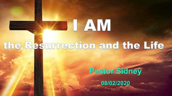 The resurrection and life-title